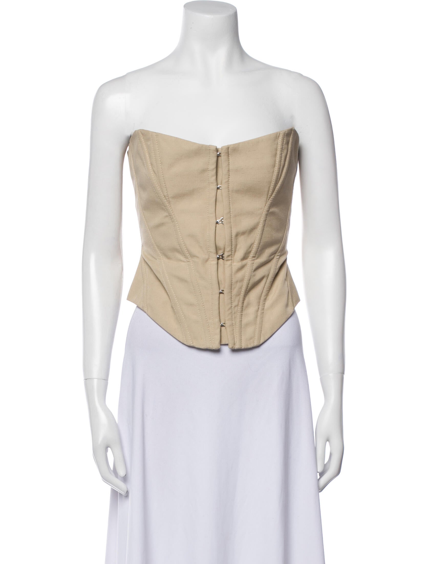 Stella McCartney Strapless Crop Top