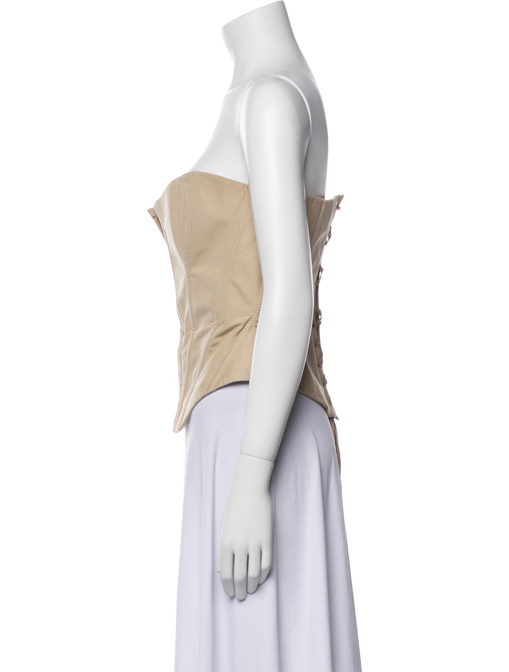 Stella McCartney Strapless Crop Top