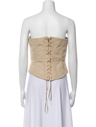 Stella McCartney Strapless Crop Top