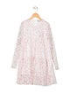 Stella McCartney Girls Mesh Polka Dot Long Sleeve Dress