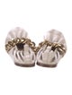 Stella McCartney Vegetarian Leather Chain-Link Accents Mules