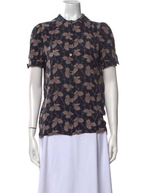 Stella McCartney Printed Mock Neck Top