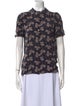 Stella McCartney Printed Mock Neck Top