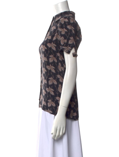 Stella McCartney Printed Mock Neck Top