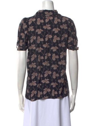 Stella McCartney Printed Mock Neck Top