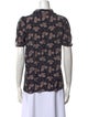 Stella McCartney Printed Mock Neck Top