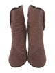 Stella McCartney Suede Colorblock Pattern Sock Boots