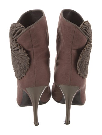 Stella McCartney Suede Colorblock Pattern Sock Boots