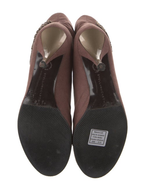 Stella McCartney Suede Colorblock Pattern Sock Boots