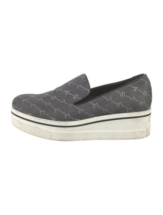 Stella McCartney Denim Printed Loafers