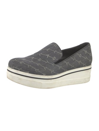 Stella McCartney Denim Printed Loafers
