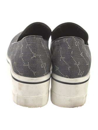 Stella McCartney Denim Printed Loafers