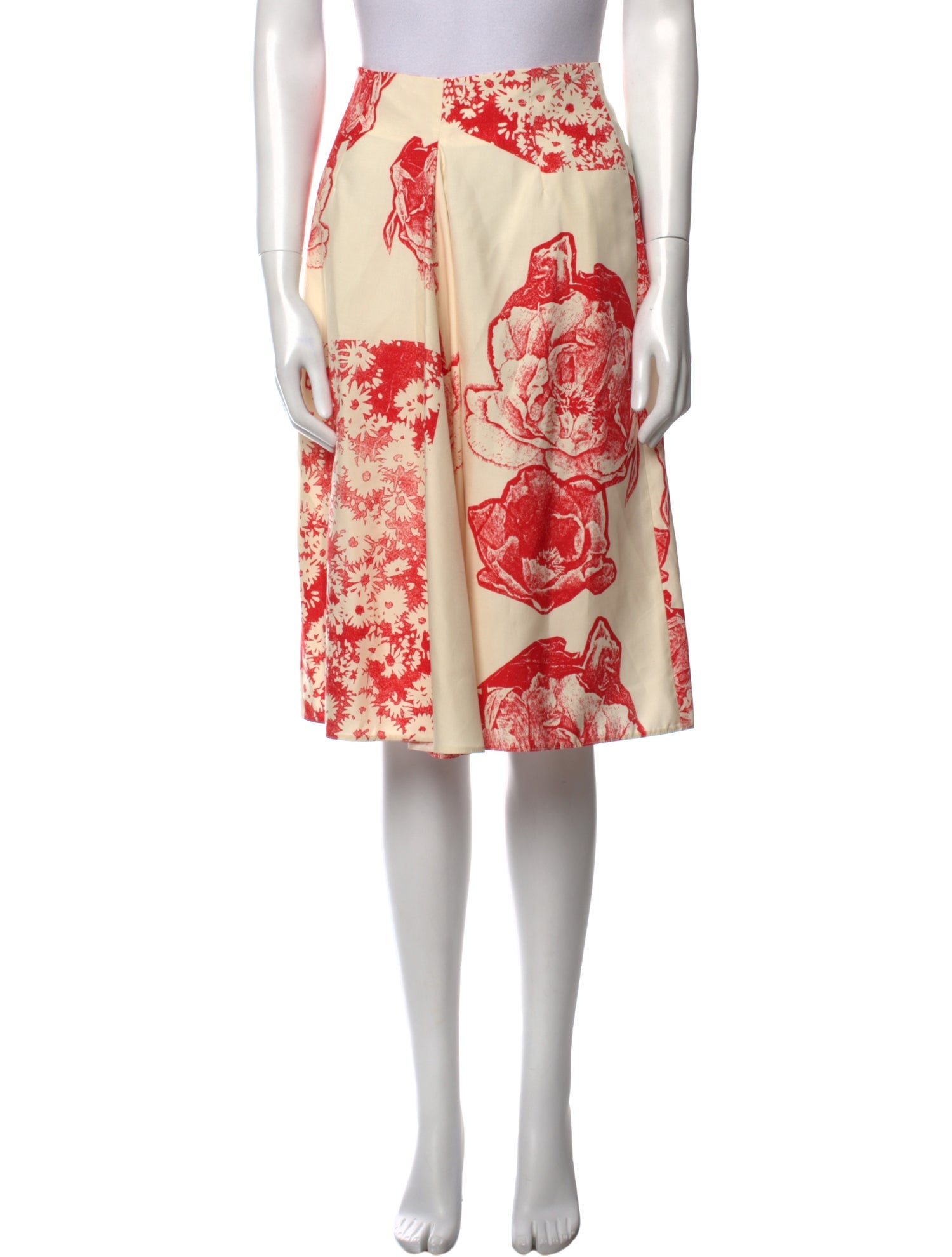 Stella McCartney Silk Knee-Length Skirt