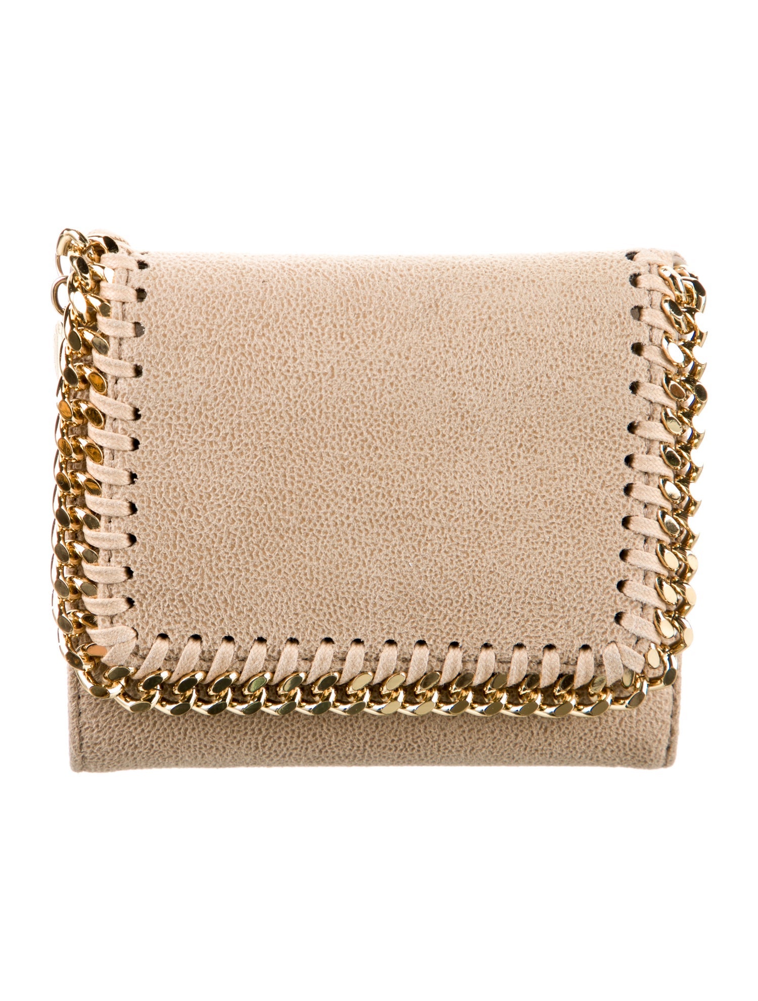 Stella McCartney Vegetarian Suede Compact Wallet