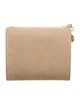 Stella McCartney Vegetarian Suede Compact Wallet