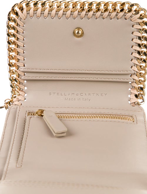 Stella McCartney Vegetarian Suede Compact Wallet