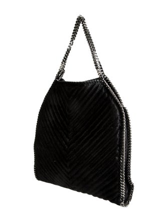 Stella McCartney Vegetarian Suede Shoulder Bag