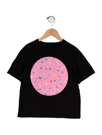 Stella McCartney Girls' Logo Print Short Sleeve T-Shirt