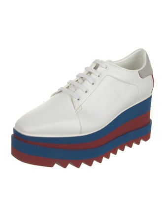 Stella McCartney Vegetarian Leather Striped Oxfords
