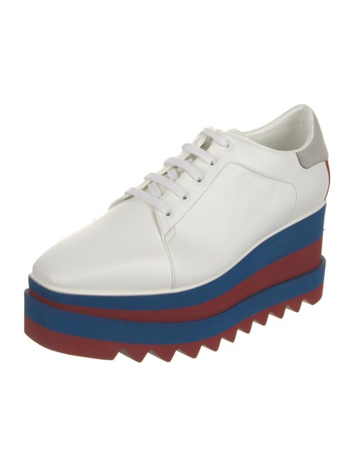 Stella McCartney Vegetarian Leather Striped Oxfords