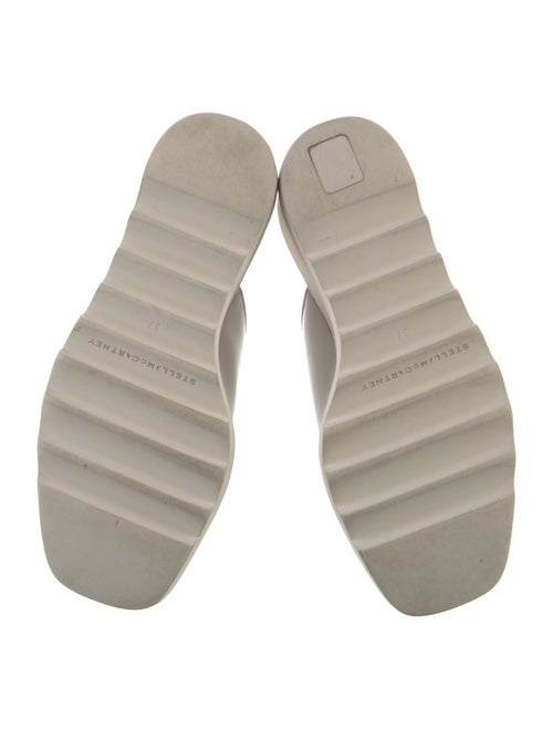 Stella McCartney Vegan Leather Colorblock Pattern Slides