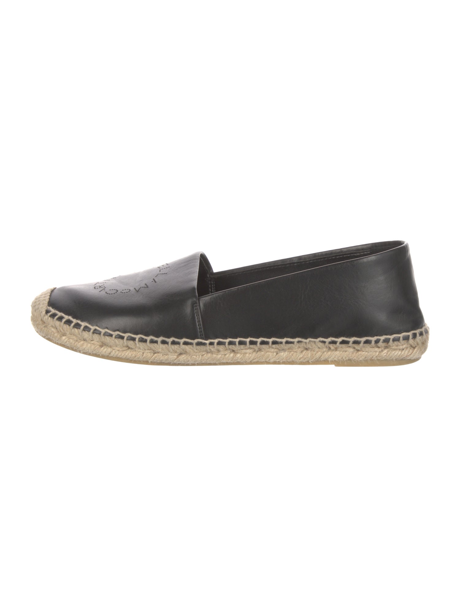 Stella McCartney Leather Colorblock Pattern Espadrilles