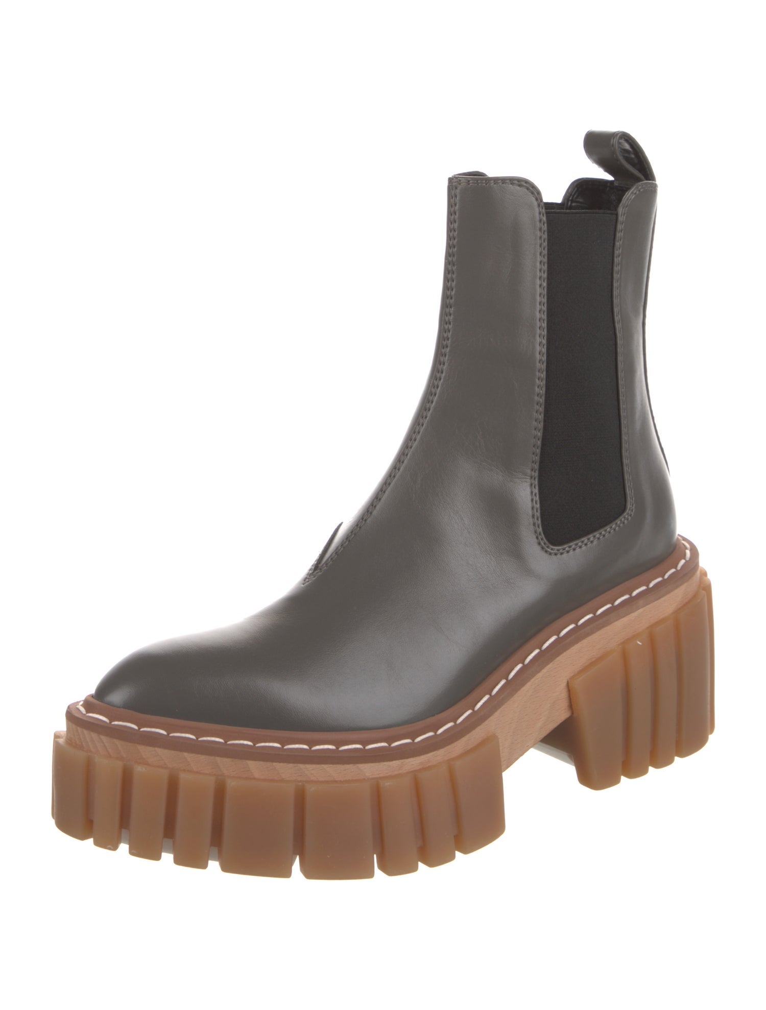 Stella McCartney Leather Chelsea Boots