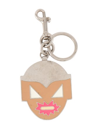 Stella McCartney Metal Face Keychain