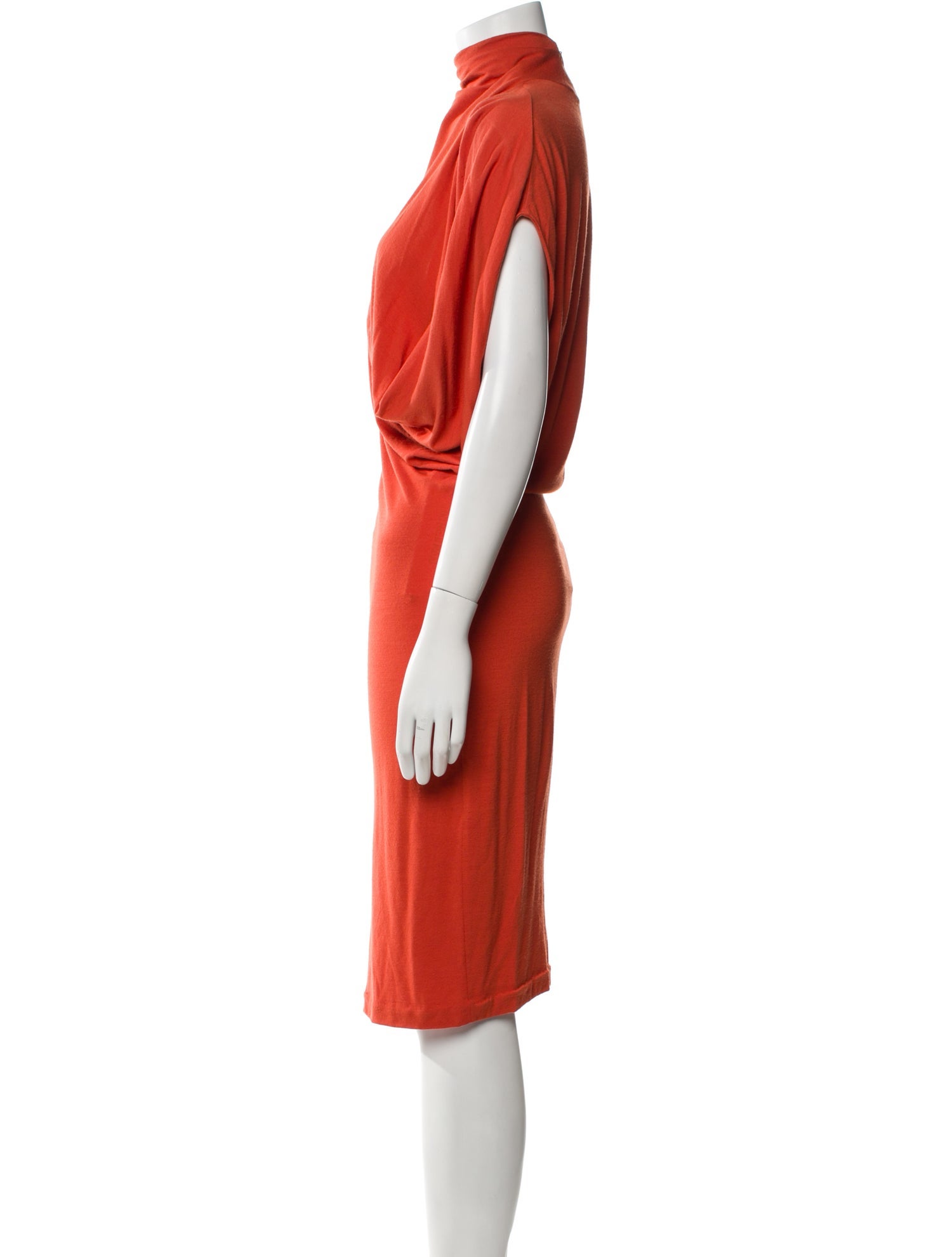 Stella McCartney Turtleneck Knee-Length Dress