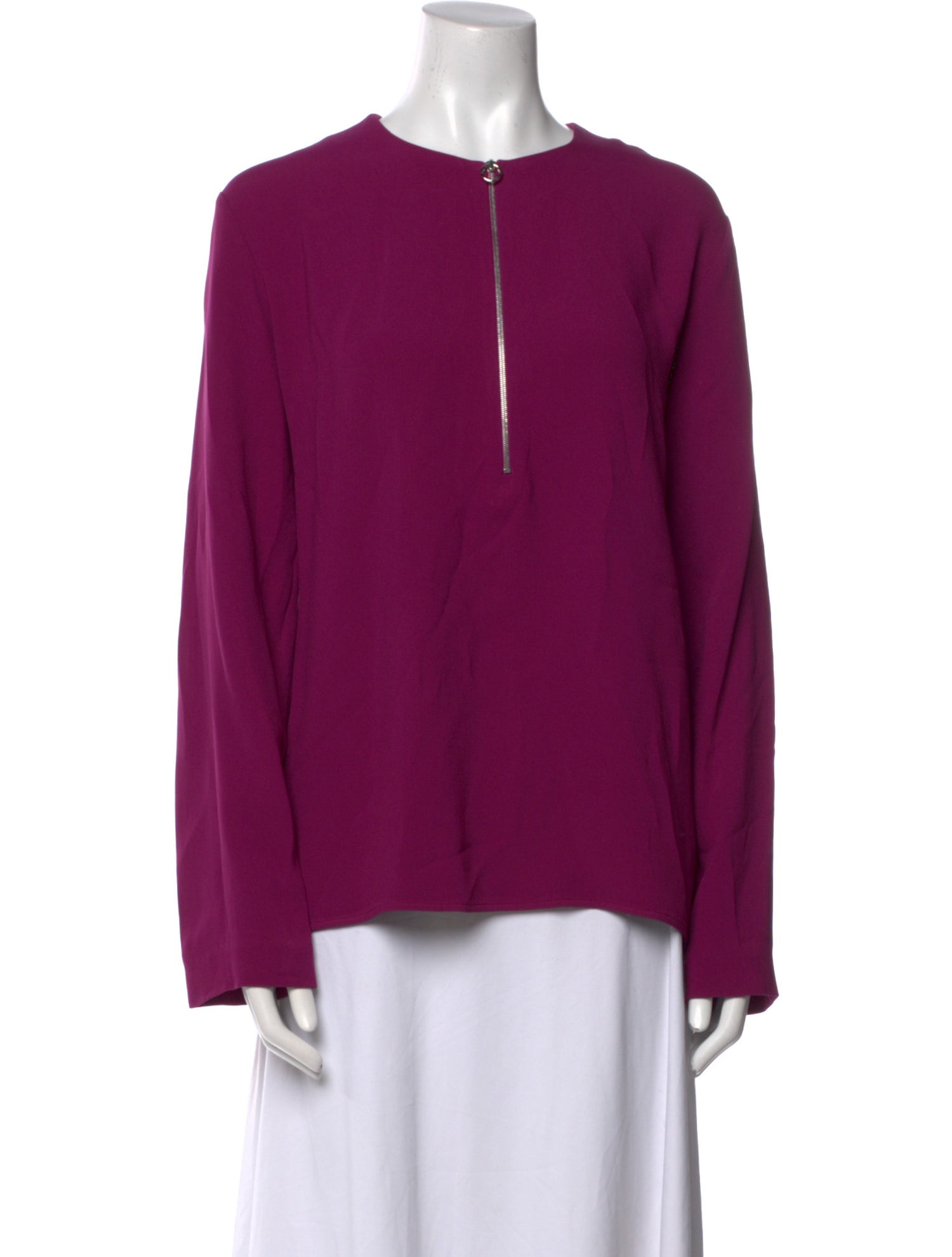 Stella McCartney Crew Neck Long Sleeve Blouse