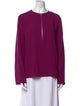 Stella McCartney Crew Neck Long Sleeve Blouse