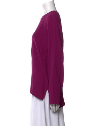 Stella McCartney Crew Neck Long Sleeve Blouse