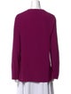 Stella McCartney Crew Neck Long Sleeve Blouse