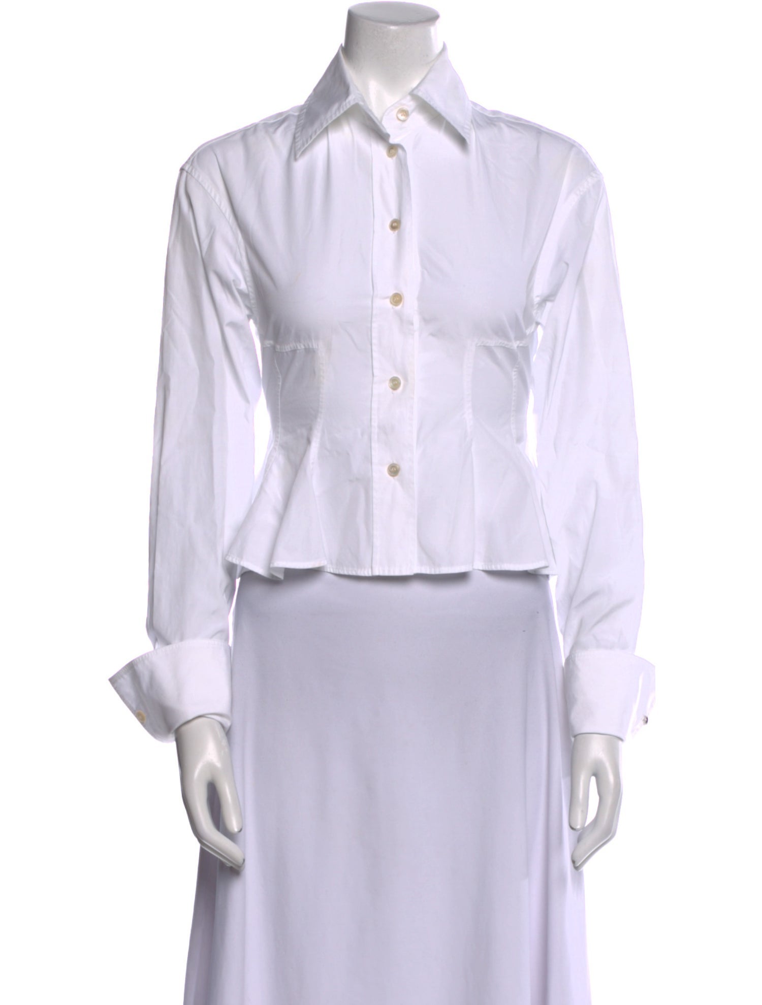 Stella McCartney Long Sleeve Button-Up Top