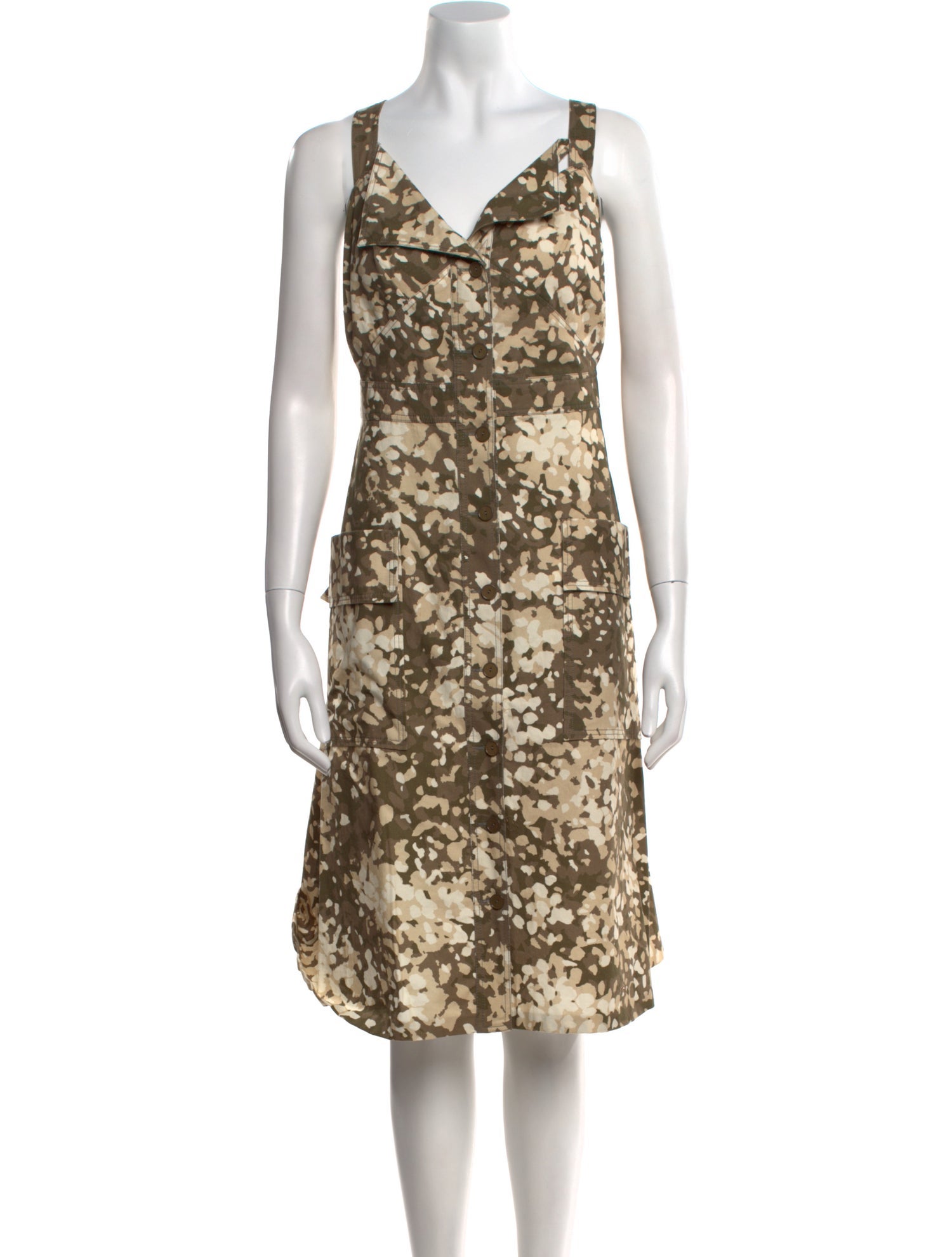 Stella McCartney Animal Print Knee-Length Dress