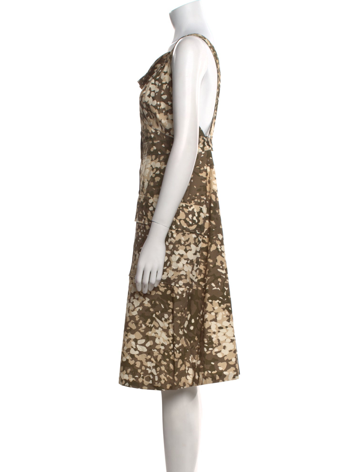 Stella McCartney Animal Print Knee-Length Dress