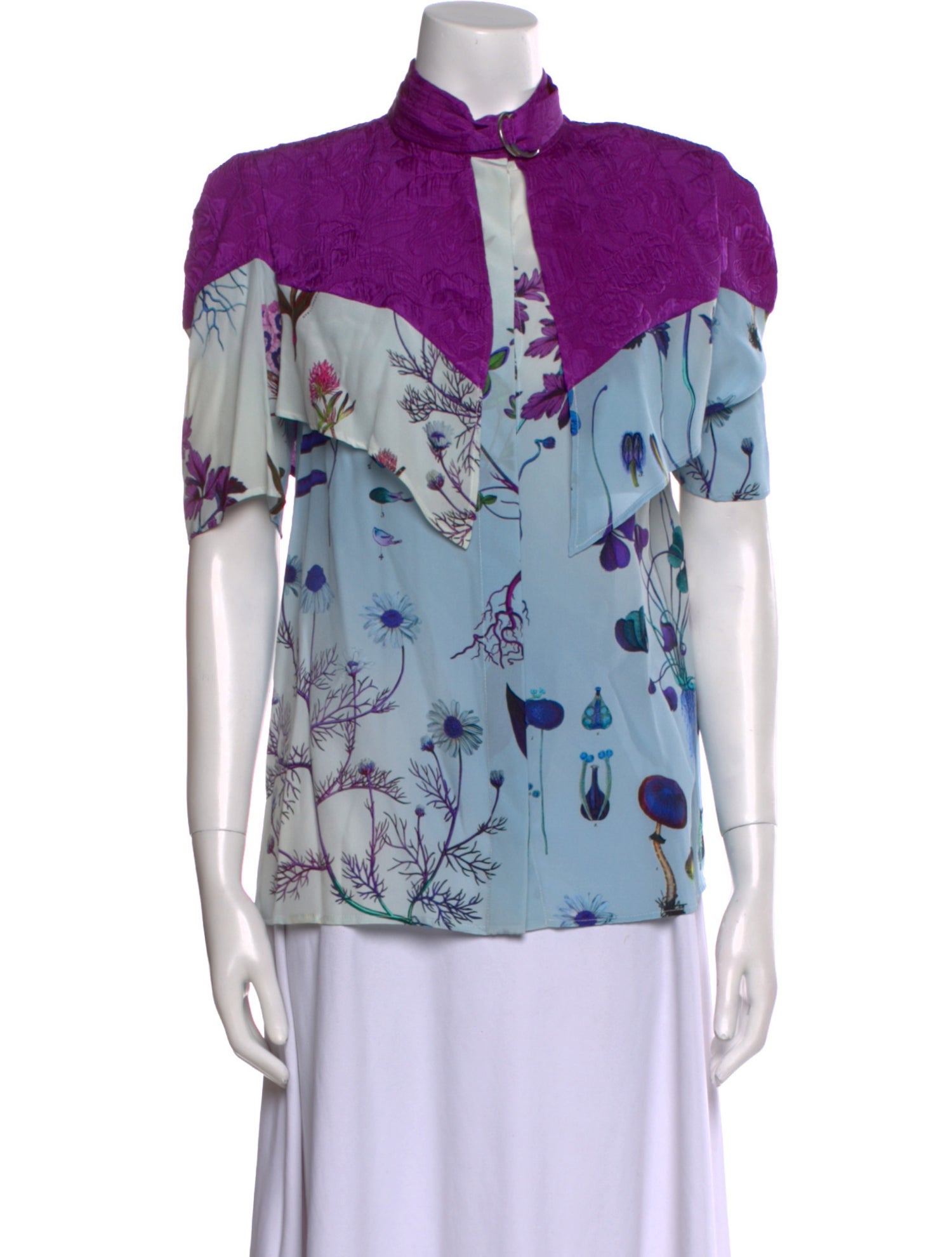 Stella McCartney Silk Floral Print Blouse