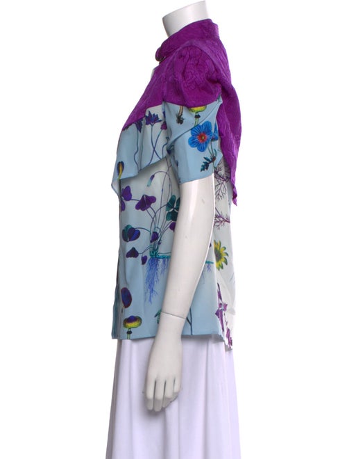 Stella McCartney Silk Floral Print Blouse