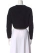 Stella McCartney Crew Neck Long Sleeve Crop Top