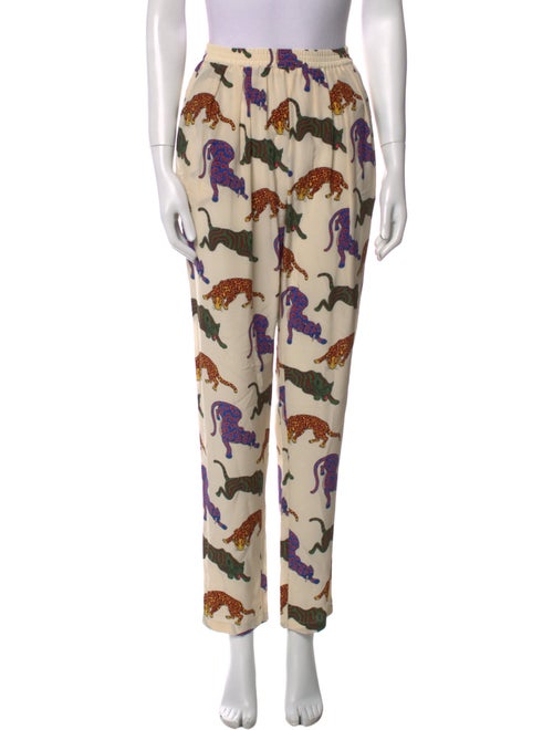 Stella McCartney Silk Skinny Leg Pants