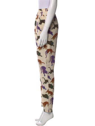 Stella McCartney Silk Skinny Leg Pants