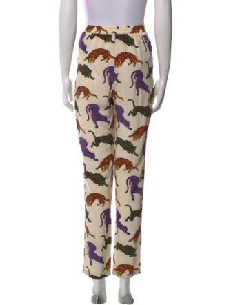 Stella McCartney Silk Skinny Leg Pants