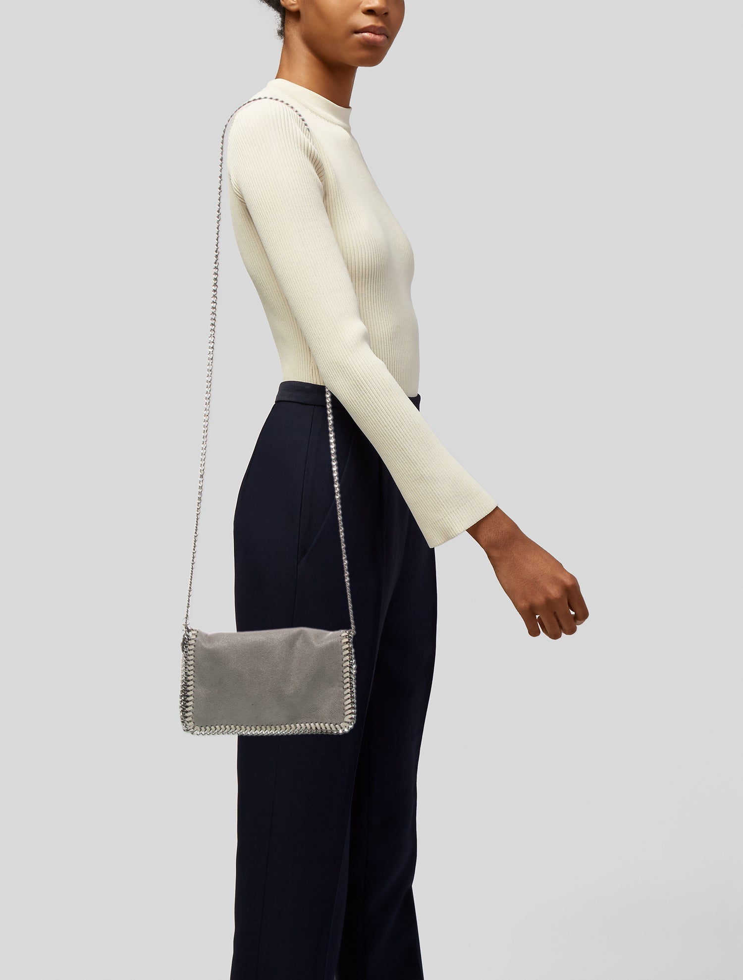 Stella McCartney Vegetarian Suede Clutch