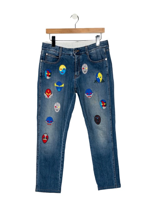 Stella McCartney Mid-Rise Straight Leg Jeans