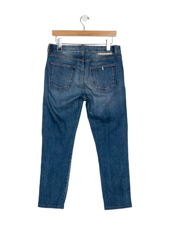 Stella McCartney Mid-Rise Straight Leg Jeans