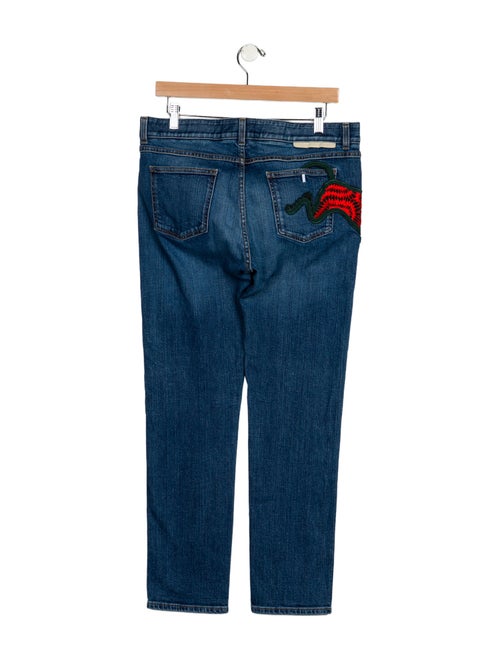 Stella McCartney Mid-Rise Straight Leg Jeans
