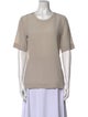 Stella McCartney Silk Scoop Neck T-Shirt