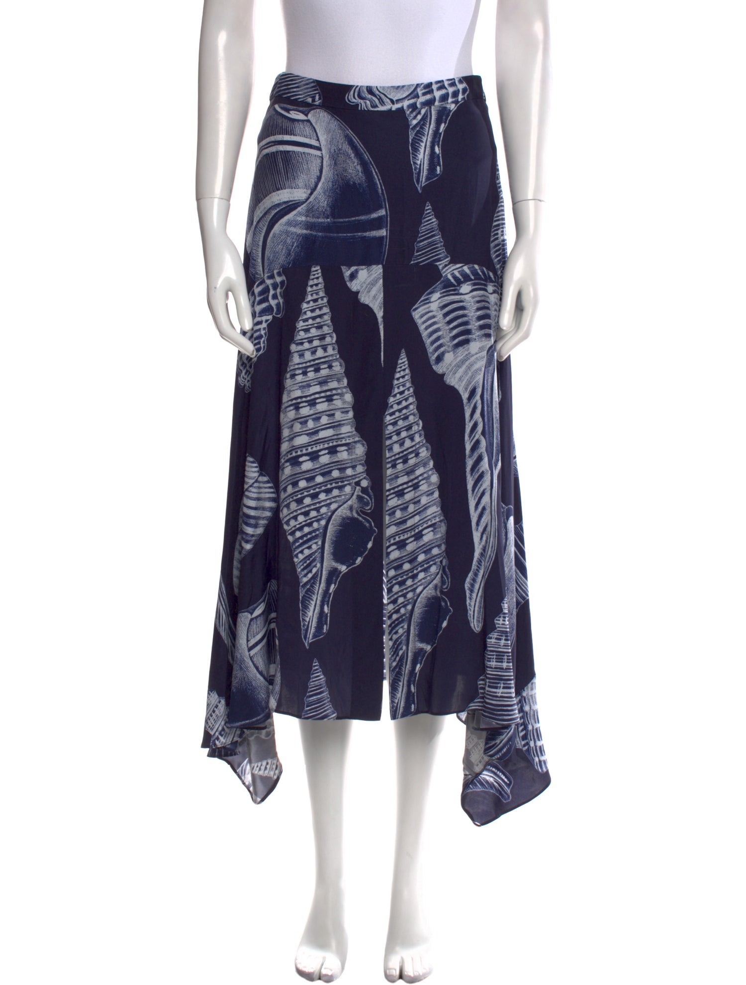 Stella McCartney Silk Midi Length Skirt