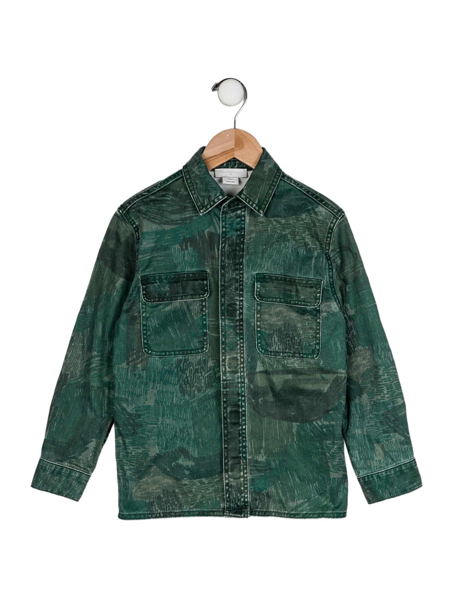 Stella McCartney Solid Collared Top