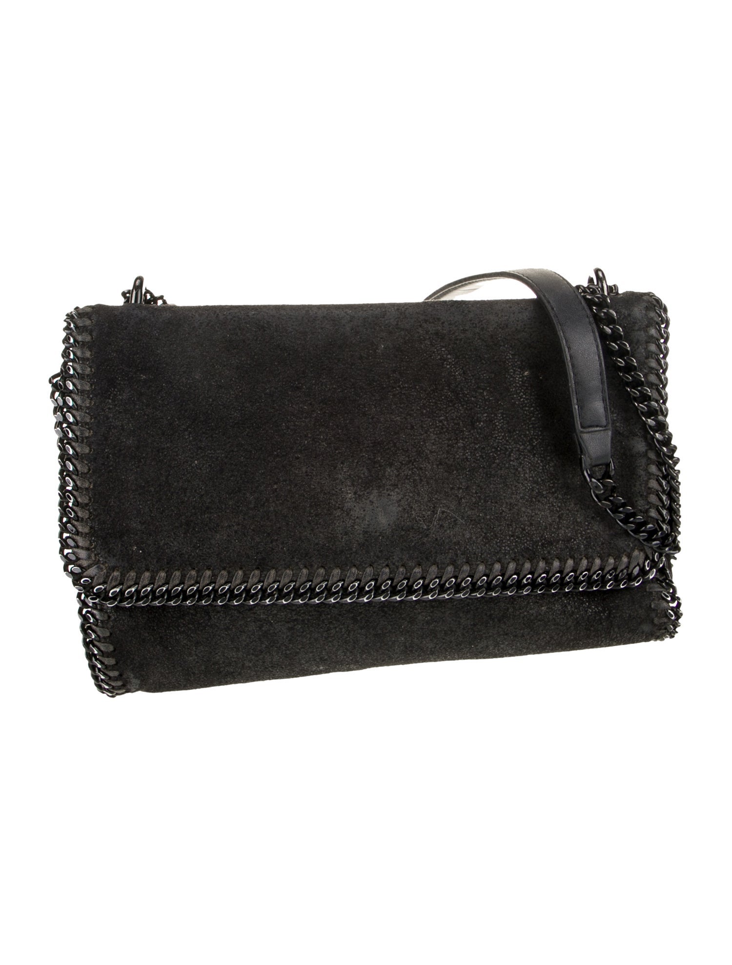 Stella McCartney Vegetarian Suede Shoulder Bag
